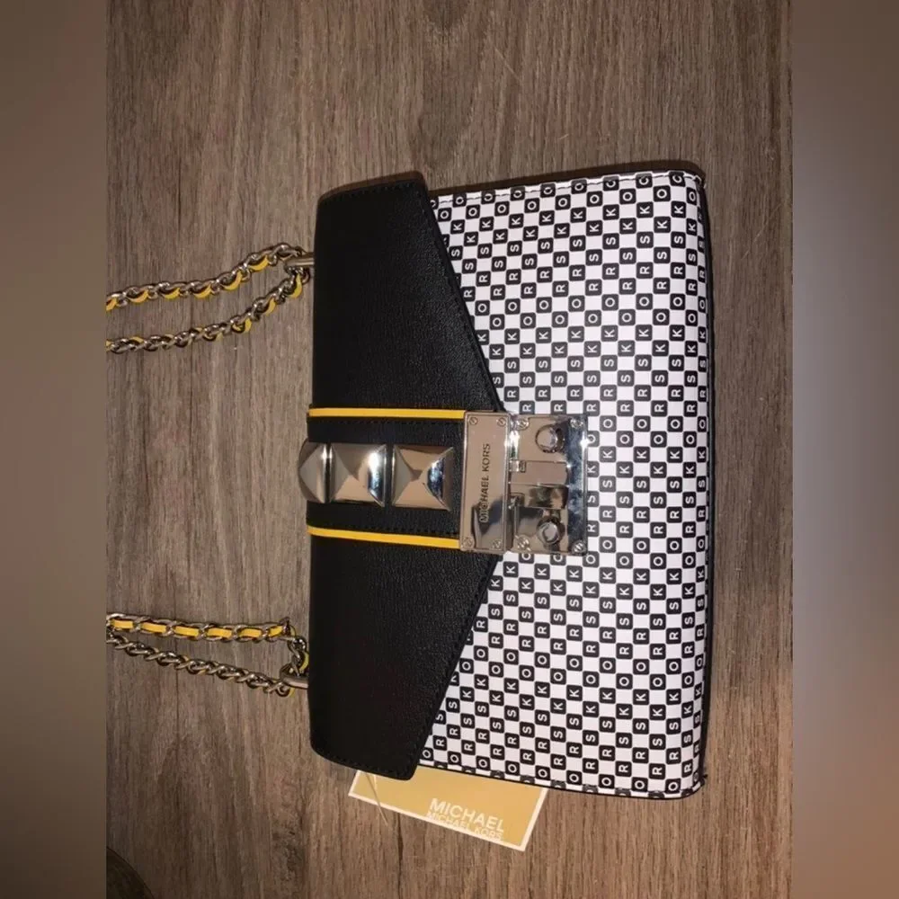 NWT MK New York City Rose Medium Flap Should - Picture 10 of 11